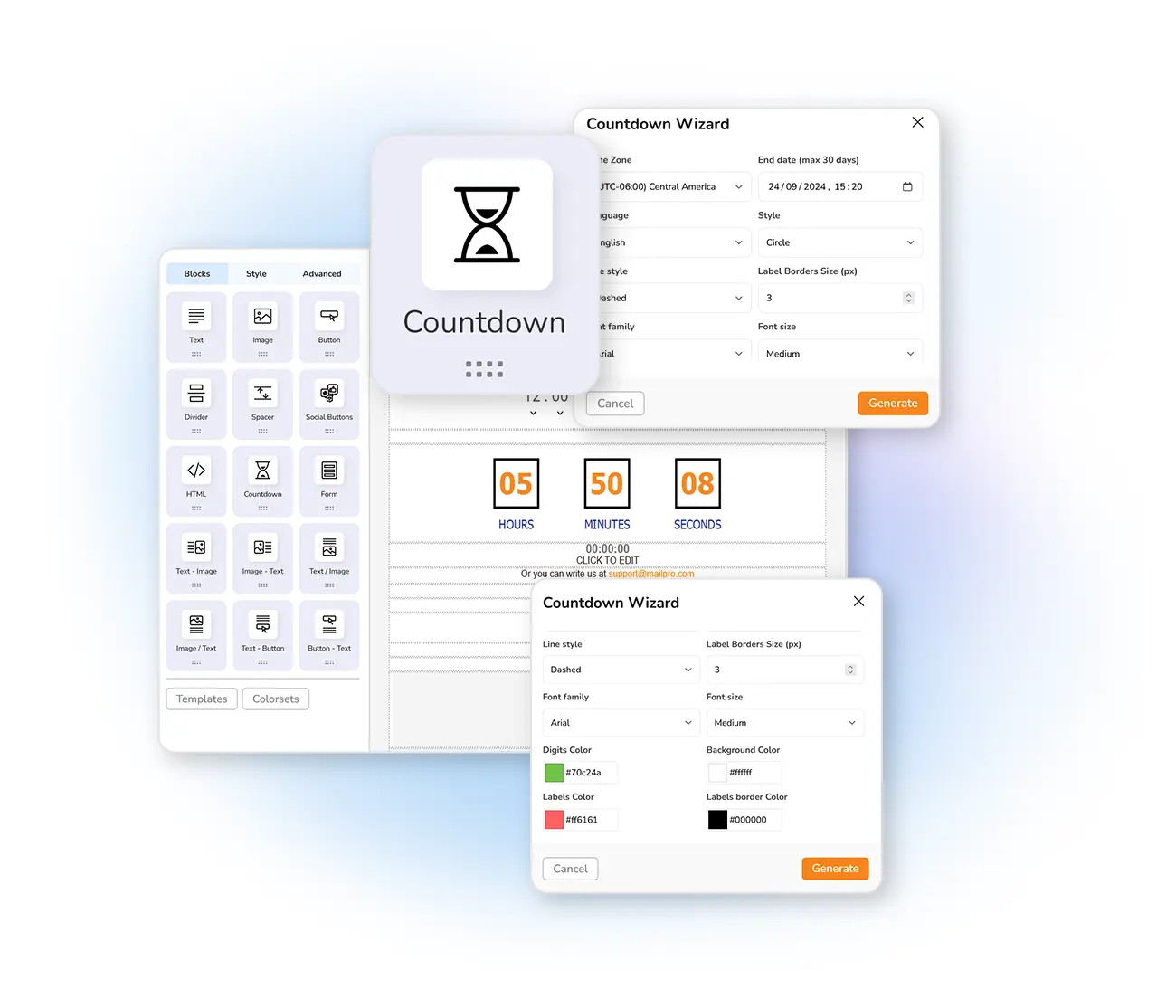 Avantages d'un minuteur de compte à rebours dans Mailpro