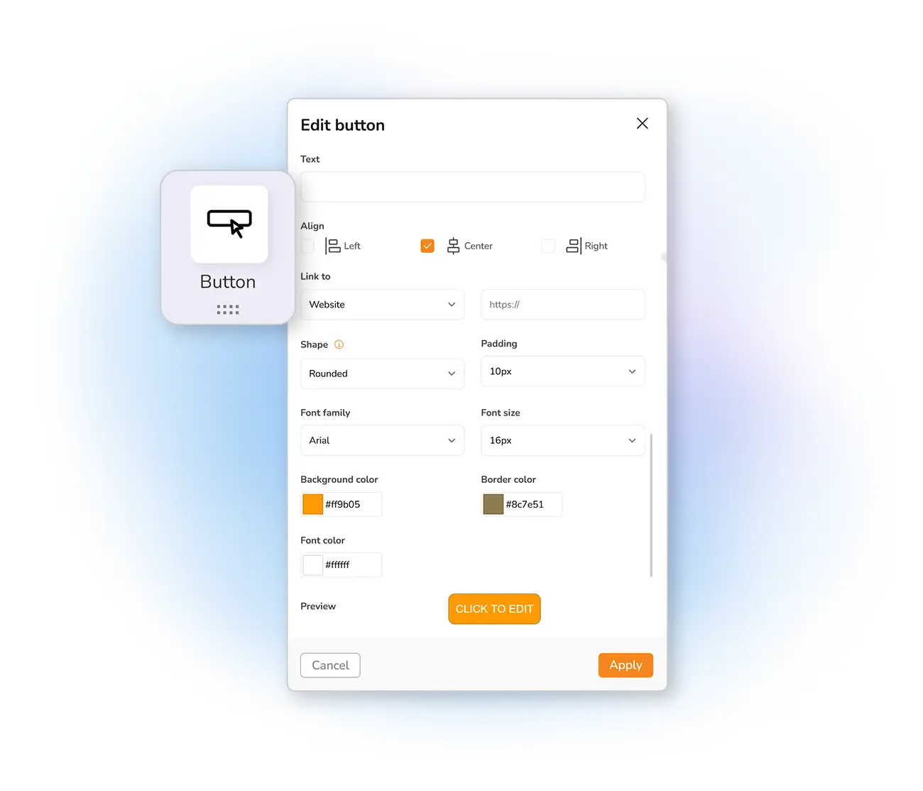 Créez des boutons d'appel à l'action dans vos newsletters