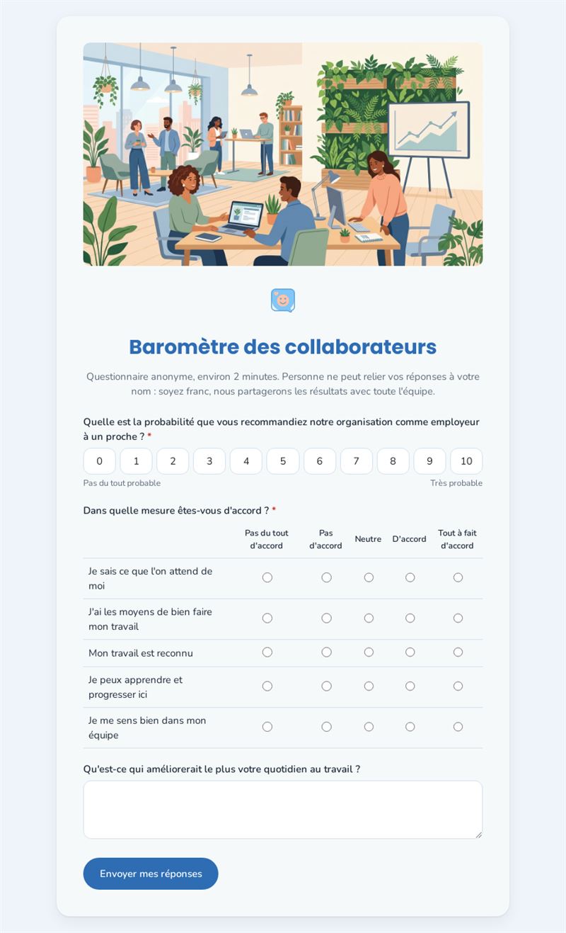 Baromètre des collaborateurs
