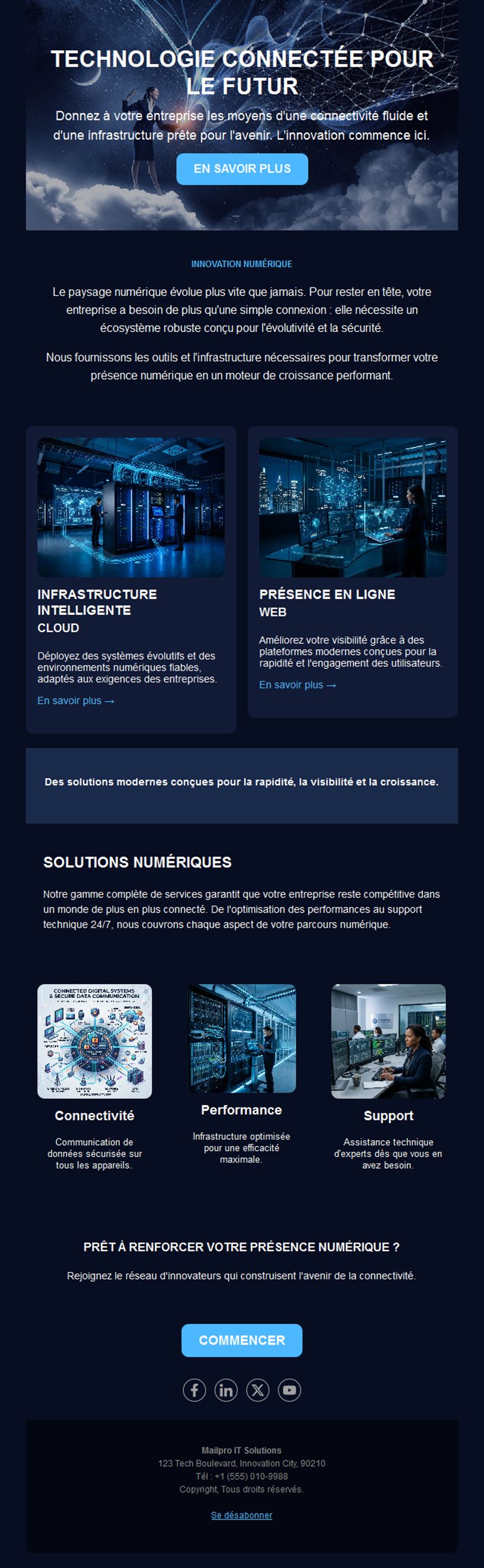 Newsletter informatique de transformation digitale