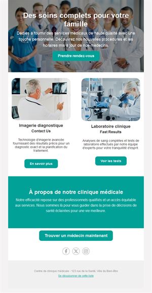 Email de cabinet médical familial