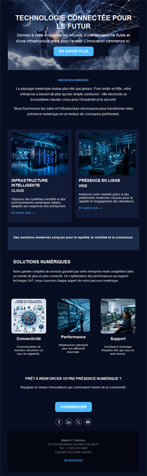 Newsletter informatique de transformation digitale